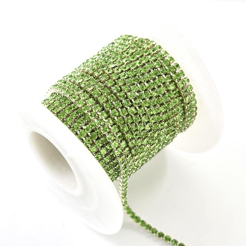 Crystal Rhinestone Chain, Glass Dense Claw Chain, Clothing Accessories Diy Wedding Accessories, Decorative Accessories