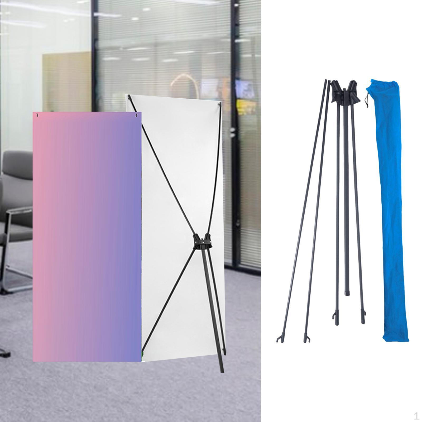 

Регулируемый держатель X-баннера Легко устанавливаемая тренога для плакатов для автошоу L