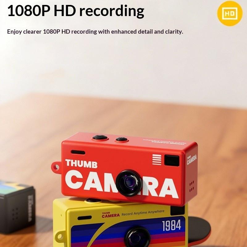 Digital Camera 0.96 Inch Keychain Camera Retro Support Memory Card 1080P Very Small Camcorder Video Recorder With Flash