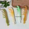 Body Meridian Massage Comb Stress Relief Gua Sha Tool Acupuncture Therapy Blood Circulation Anti-static Plastic Hair Combs