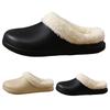 Women And Men Lined Clogs Memory Foam Warm Fuzzy Slippers Winter Indoor Outdoor Slipper Slippers Slippers for Women Flat