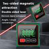 Magnetic Digital Angle Finder Electronic Laser Gauge Ruler 360 Degree LCD Protractor Mini Inclinometer Measuring Tool