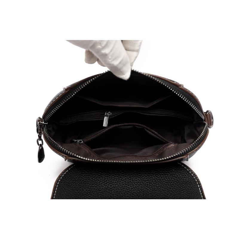 Borsa Piccola da Donna Monocolore di Lusso Designer Moda Borsa a Spalla Messenger Borsa a Tracolla in Ecopelle PU da Donna Bolsas