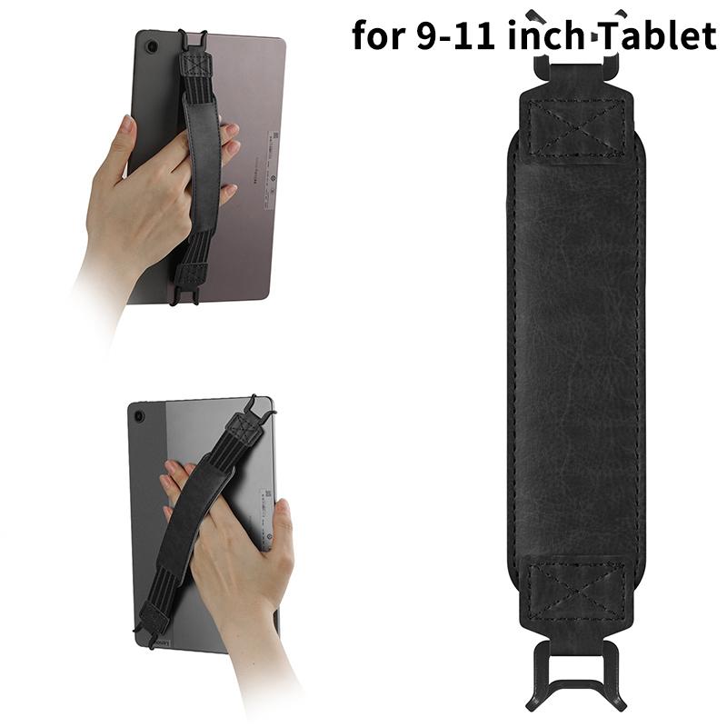 Leder Handschlaufe für 6-11" Tablet Ständer Haltegriff Sicherheit für iPad Xiaomi Samsung für Kindle Kobo Voyaga E-Reader Halter