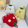 Cartoon Design Double-Shoulder Bag New Style Kawaii Cartoon Backpack  For Students