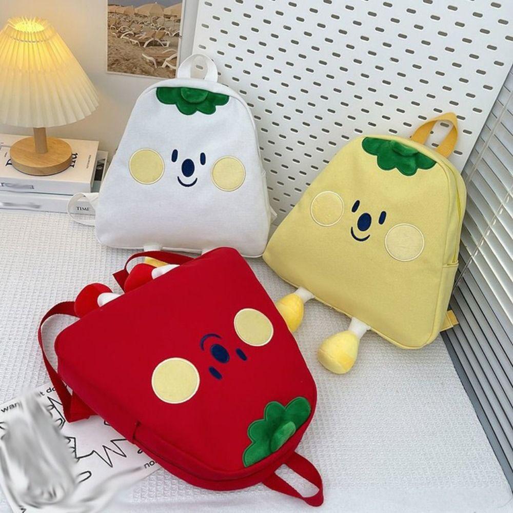 Cartoon Design Double-Shoulder Bag New Style Kawaii Cartoon Backpack For Students