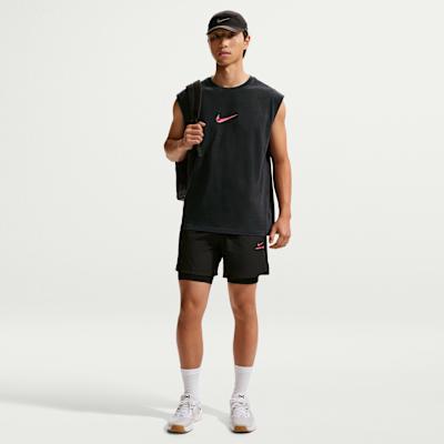 Nike Dri Fit Quick Dry Pants Men s Black/Transparent Pink Moderate 2XL