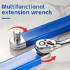 Versatile Extension Ratchet Wrench Multi-Purpose Zero Offset Extension Wrench