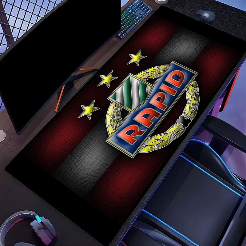 Rapid Vienna Mouse Pad, Large Gaming Desk Mat, Non-slip XXL Mousepad for Laptop & Tablet, Mini PC Playmat with Stitched Edges