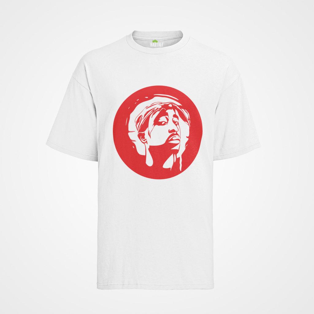 Mens 2pac Hip Hop Face Tupac Shakur Black Body Biggi Music Rapper T-Shirt Mens Womens Tees Top