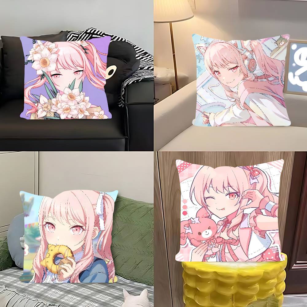 Roject SEKAI Akiyama Mizuki Pillow Cover Sofa Cushion Cover Home Room Decoration Children Gift