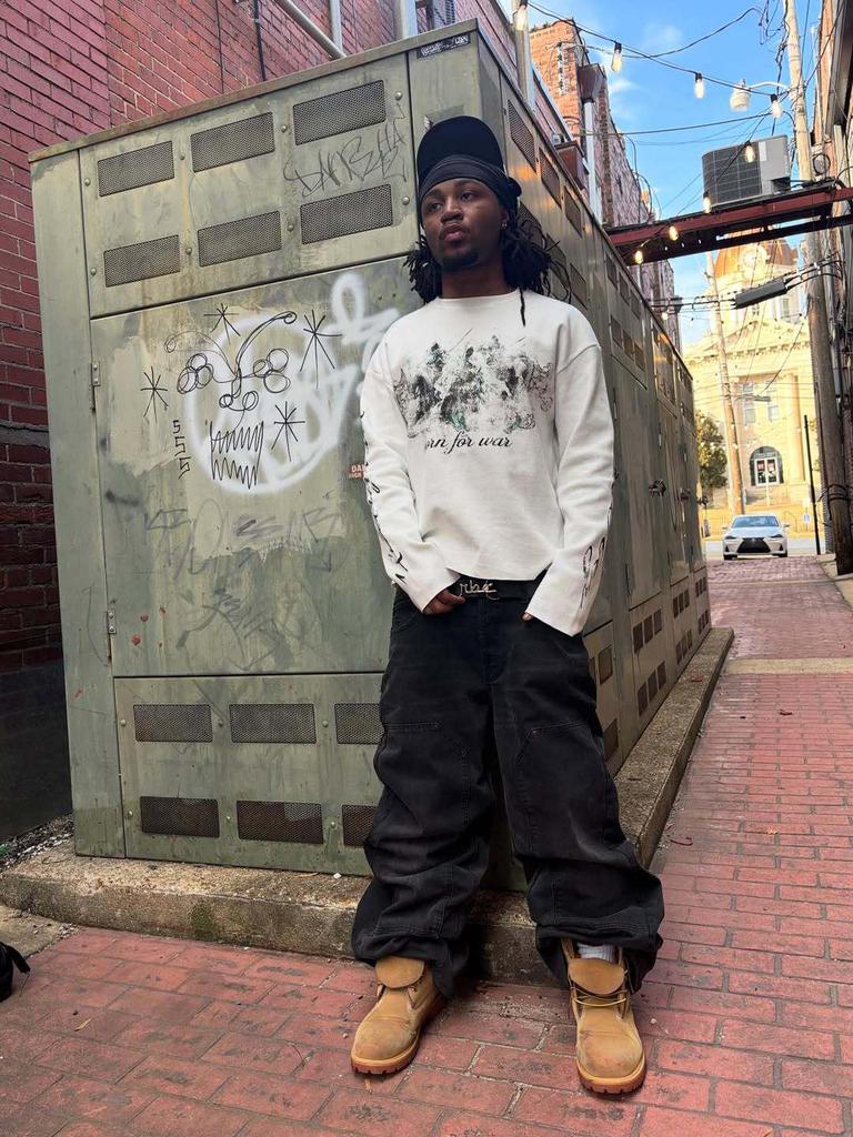 Y2K European-American Autumn Street Style Hip Hop Graphic Long Sleeve T-shirt