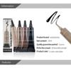 6 Farben Augenbrauenkosmetik Zahnpasta Wasserdichte Augenbrauen-Tätowierung Natürliche langanhaltende Make-up-Farbe Augenbrauencreme