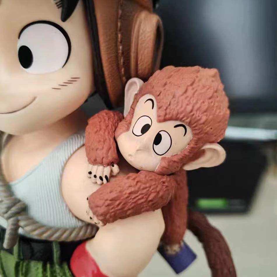 New 16cm Anime Dragon Ball Son Goku Figure With Monkey Kid Goku Action Figure Pvc Statue Collection Model Toys Gifts
