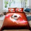 New Soccer Bedding Sets Comforter Quilt Bed Cover Football Sports Duvet Cover Pillow Case Kids Adult Size Home Textiles