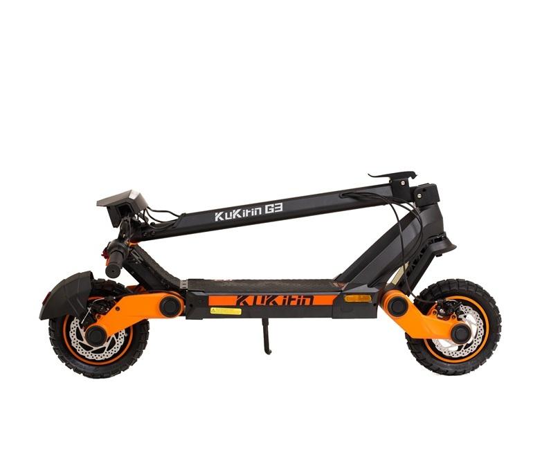 Kukirin G3 1200W 52V Elektrická koloběžka, dojezd 63 km, 10" terénní pneumatiky, Skládací e-koloběžka pro městské dojíždění