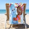 Ultra-Soft Beach Towel with In the Night Garden Theme,Ideal for Pool - Camping, Diving - Perfect Travel Essential, Vibrant Beach Towel.