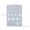 Multiple Size Sakuras Sturdy Silicone Mould Set Portable Accessory for Craft Supplies Nails Making Plaster Crafting