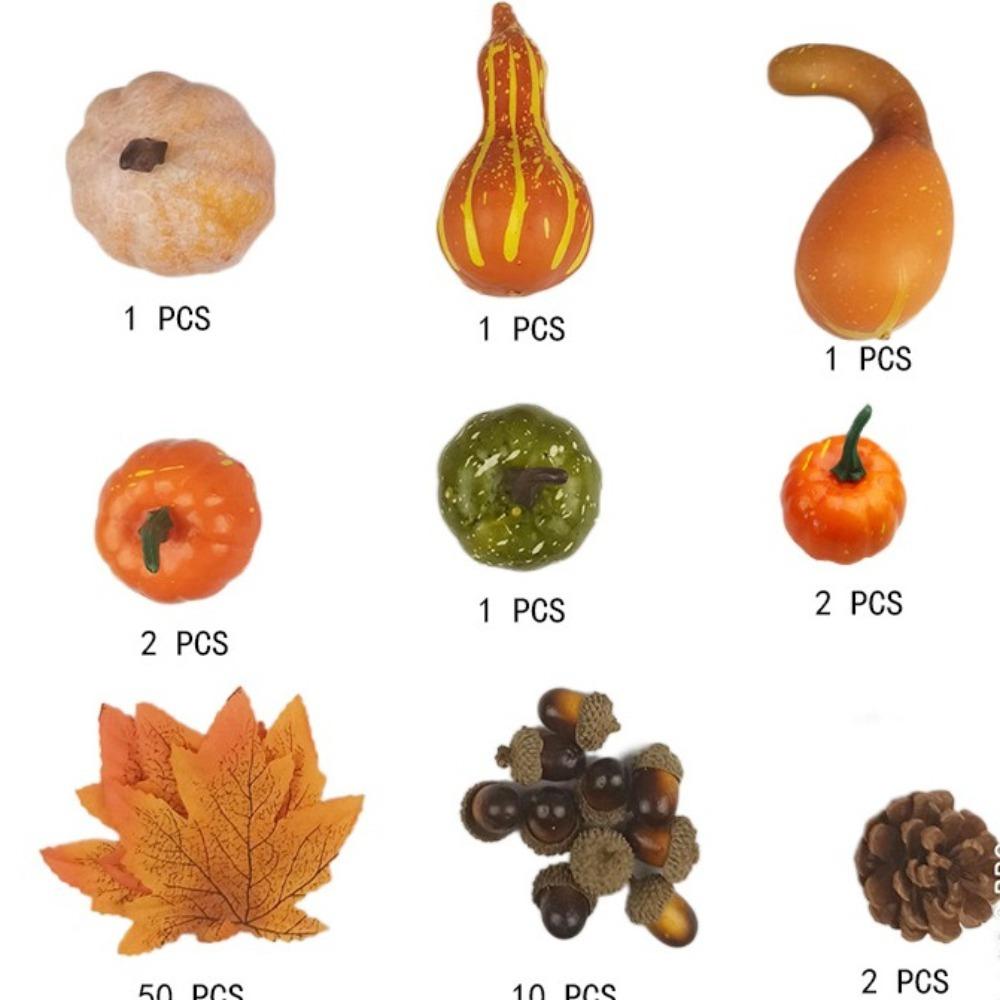 Lightweight Simulation Mini Foam Pumpkin Fake Pumpkin Artificial Pumpkin  Halloween Party