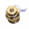 180° Brass Refraction Nozzle 1/2" Male Thread Misting Sprinkler Garden Agriculture Plant Flower Vegetable Nebulizer Sprayer 2Pcs