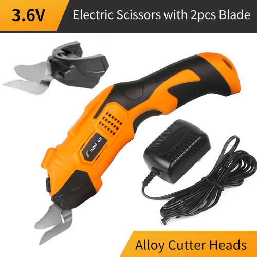 Cordless Electric Scissors Cutter Rechargeable Electric Sewing Scissors Power Tool Leather Fabric Cloth