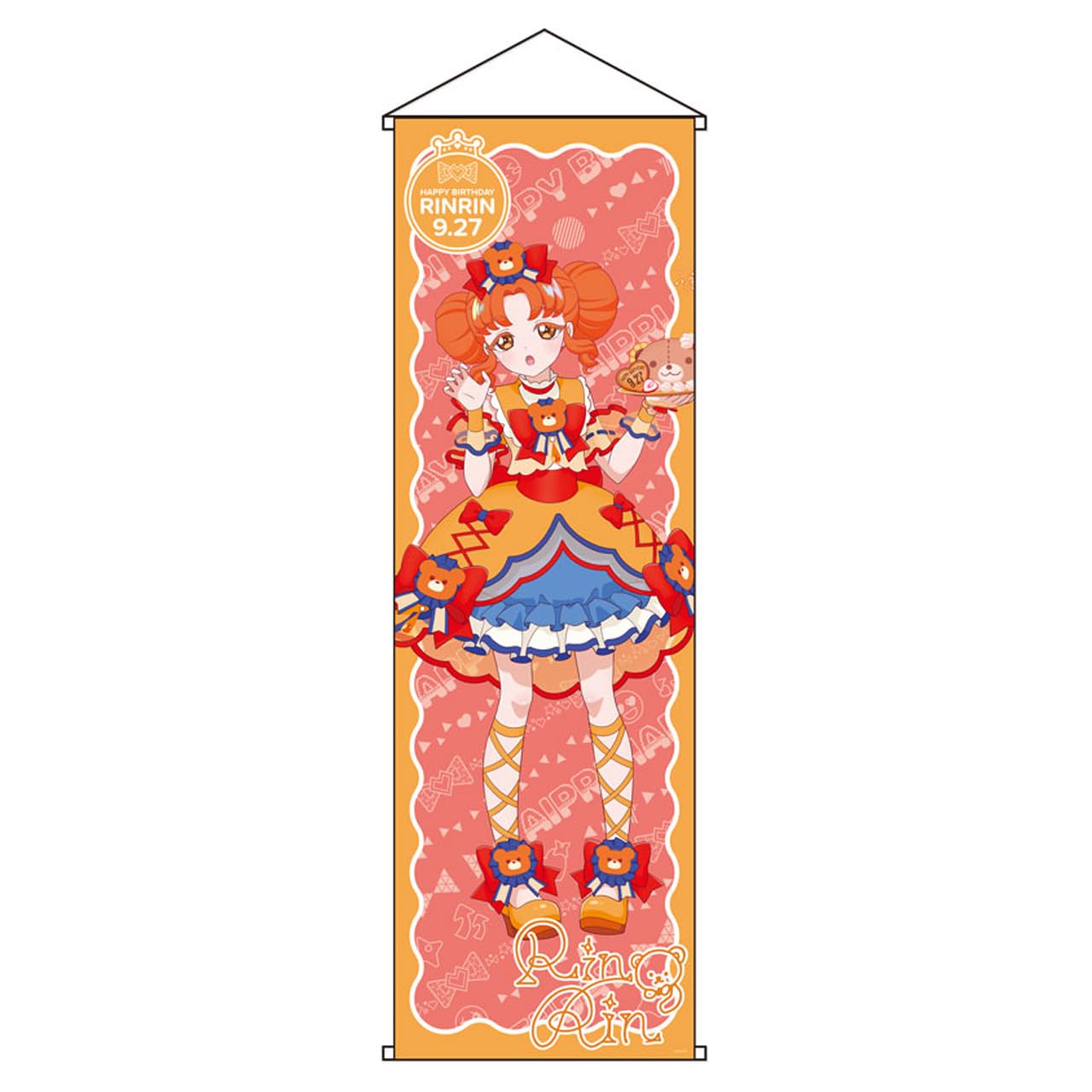 Счастливого дня рождения PreCure 202509 Блестящий очень большой гобелен Rinrin