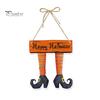 Eye-catching Halloween Decoration Pumpkin Door Hanging Decor, Spooky Festive Wall Ornament for Party Pendant Scene, Front Entryway Decoration,