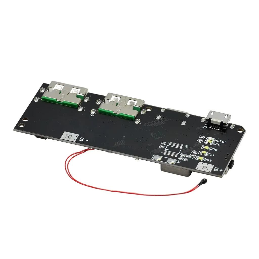 QC4.0 QC3.0 LED Dual USB 5V 4.5A 22.5W Micro/Type-C USB Mobile Power Bank 18650 Charging Module Temperature / Circuit Protection