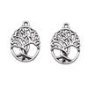 Charms Round Tree Of Life Pendants Vintage Jewelry Supplies QC109
