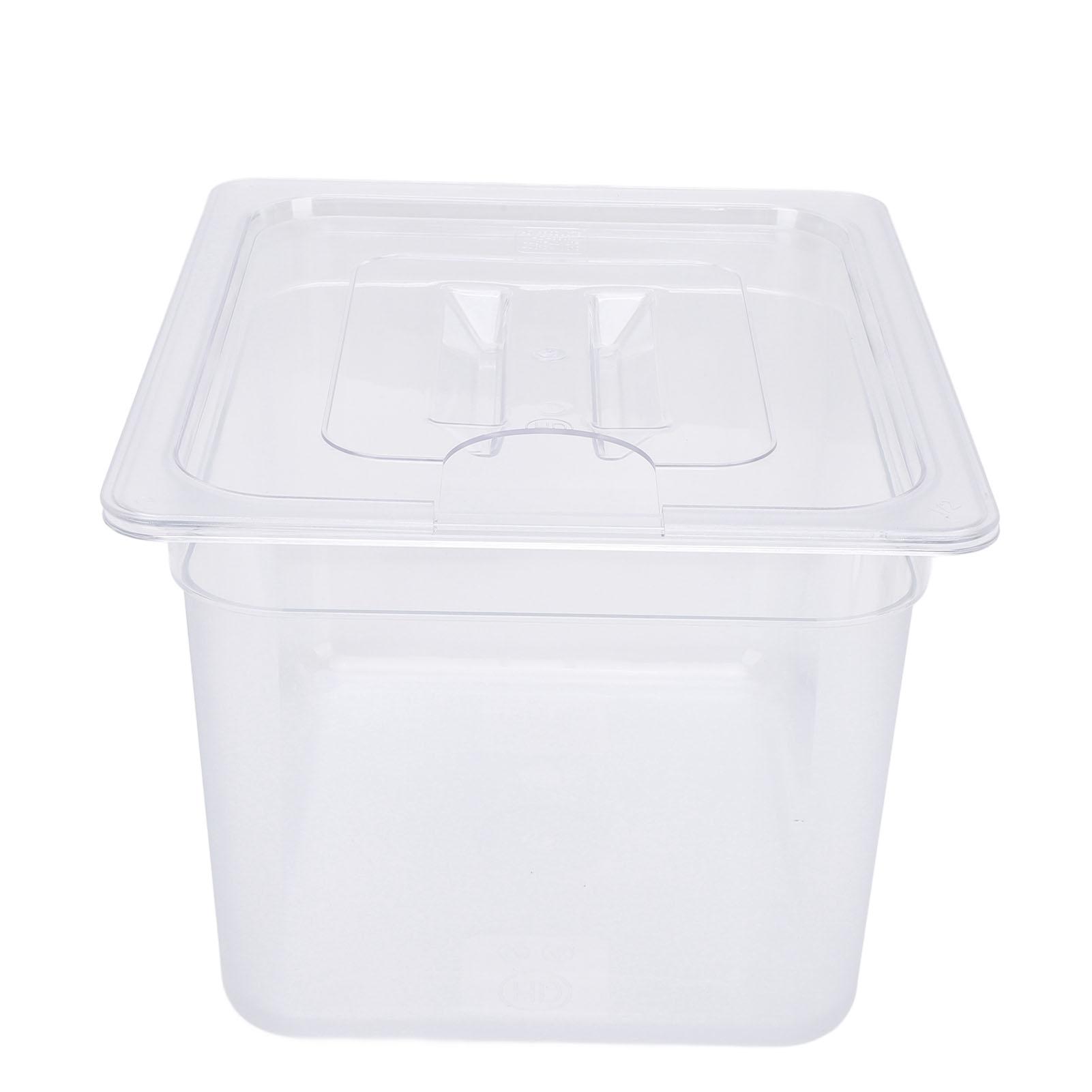 

Slow Cooker Container with Lid Plastic 12L Slow Cooking Food Storage Container for Most Slow Cookers