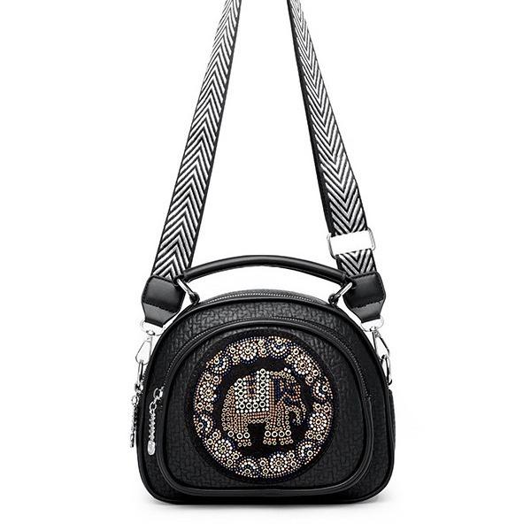 New Rivet Elephant Pattern Bag High-end Niche Mother Bag Fashionable Versatile Change Mobile Phone Bag Crossbody