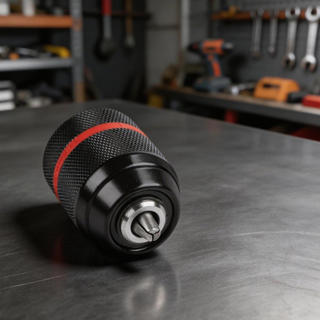 Metal Drill Chuck Ratchet Drill Chuck Black+Red Color