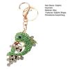 Rhinestone Dolphin Keychain Sparkling Sea Animal Car Key Ring Holder Backpack Purse Handbag Charm Christmas Birthday Gifts for Dolphin Lovers