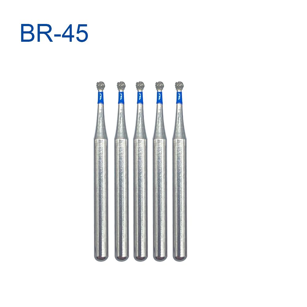 5Pcs/Pack, Jnsur Dental Diamond Burs Dental Drills For High Speed Handpiece Fg Dia 1.6Mm Dental Lab Technican Dentistry Material