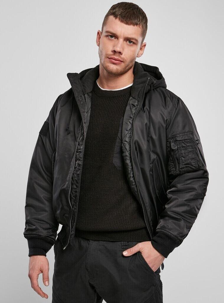 Winter Jacket Brandit MA1 Sweat Hooded Jacket Black