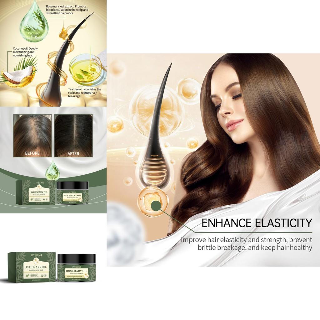 Jaysuing Rosemary Hair Mask For Moisturized And Smooth Frizzy Hair With Glossy Finish