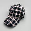 Spring And Summer Plaid British Retro Thousand Bird Grid Classic Baseball Cap Men And Women Retro Sunshade Personality Fashion Versatile
