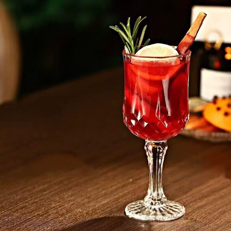 Vintage Crystal Glass Spirits Goblet Cup Cocktail Goblet Engraved Wine Glass Whisky Cups Juice Cup Beer Mug Home Bar Drinkware