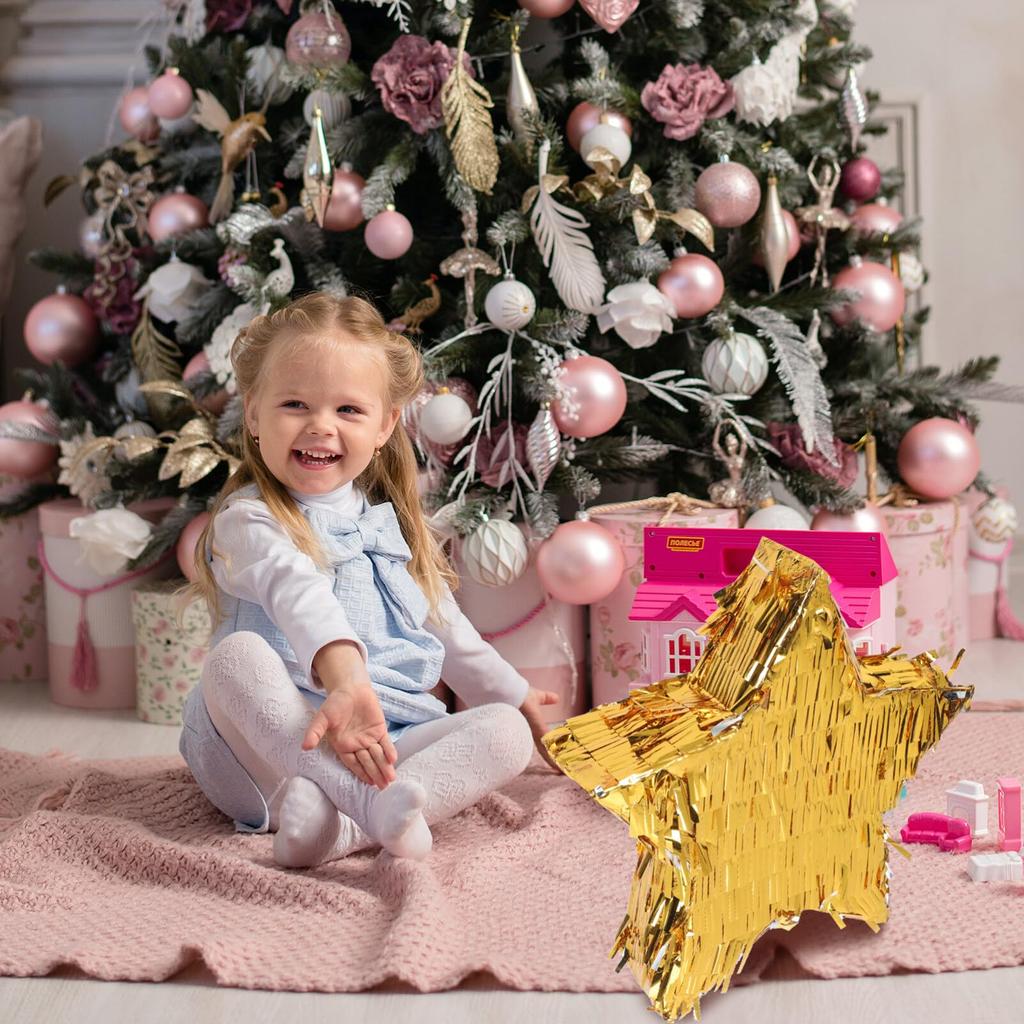 Toyvian Pinata Star Pinata Paper Pinata Cute Confetti Surprise Hit Party Supplies Funny Sweets Celebration Birthday Party Game Decoration Tools 1