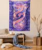 Lunarable Forest Tapestry Queen Size, Autumn Fall Forest Scene with Vibrant Colors and Pale Leaves Tranquil Peace Nature, Wall