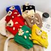 Christmas new red bear knitted scarf women's autumn and winter cute scarf versatile new girlfriend