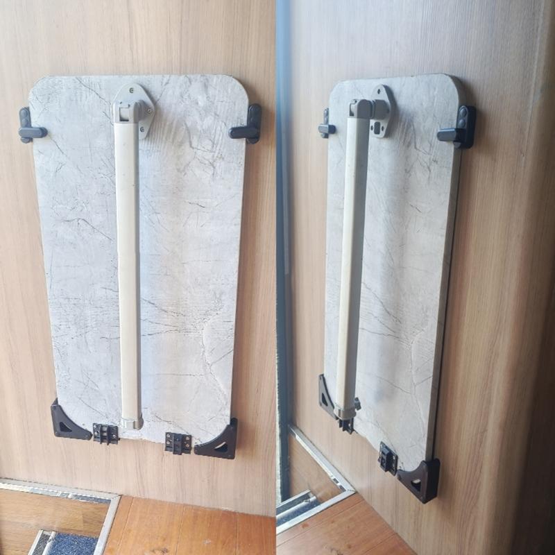 Upgraded Table Board Buckle Plastic Cabinet Lock Secure Installation Trailer Board Lock 360 Degree Support for Supplies