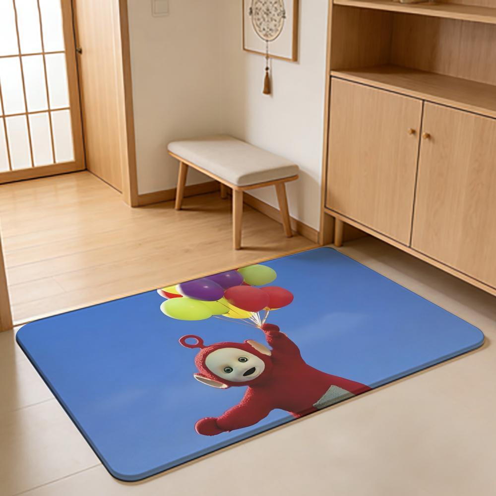 ANIME C-Cute T-Teletubbies Floor Mat Absorbent Floor Mat Non-Slip Entrance Rug for Bathrooms Restrooms and Toilets