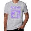 Unsolved Mysteries Television Show Art Gift T-Shirt Oversized T Shirt Blacks Graphics Men's T-shirt