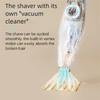 Rechargeable USB Electric Dog Groomer 2-in-1 Hair Suction Pet Shaver Low Noise Dog Paw Trimmer Cat Ear Trimmer