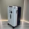 Antibacterial Extra Large Capacity 5-Wheel Trolley with Combination Lock for Check-in and Carry-on