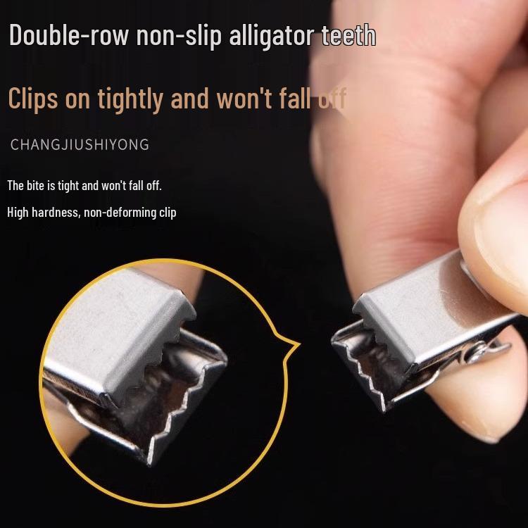 20 pcs Newcomer Curtain Clips: 0.01 Grab Hooks + Rings, Load-Bearing, Thickened, Old-Fashioned Style.