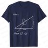 I Love Math Formula Men's T-shirts Street Wear Clothes Short Sleeve Funny Design Y2k Tops Sportwear Casual Vintage Classic Tees