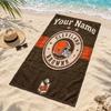 Cleveland Browns Custom Name Beach towels also serve as bath towels summer essential a musthave for the outdoors the beach and the pool