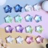 16mm Transparent Starry Sky Glitter Resin Stars for Earrings & Hair Accessories
